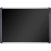 MasterVision Soft-Touch Corkboard, Black Fabric, 48"W x 36"H