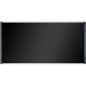 MasterVision Soft-Touch Corkboard, Black Fabric, 96"W x 48"H
