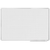 MasterVision Magnetic 1x1 Grid Planner, White, 72 x 48