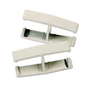 basyx QC180GY Versé Quick Connect Connecting Hardware, Gray, 2/Pack