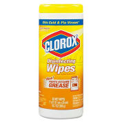 Clorox 1594 Disinfecting Wipes, 7 x 8, Citrus Blend, 35 Wipes/Canister, COX01593EA