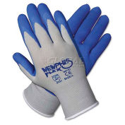 Memphis 96731XL Memphis Flex Seamless Nylon Knit Gloves, Extra Large, Blue/Gray, 12 Pairs