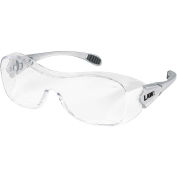 Law Over the Glasses Safety Glasses, OG110AF, Clear Anti-Fog Lens