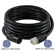 15', 50A, Temporary Power Cord with CS6365 to CS6364