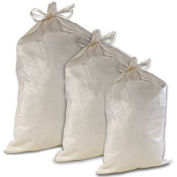 ComfitWear Poly Sandbags, 55 lb. Bag Capacity, 15'' x 27'', White - Pkg Qty 1000
