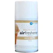 AirWorks 7915 Metered Aerosol Air Fresheners, Very Vanilla, 12/Case