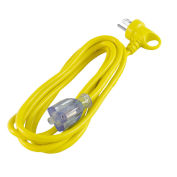 9', 13A, 16/3 SJT I-Ring Indoor Extension Cord with Glow Indicator, 5-15P/R