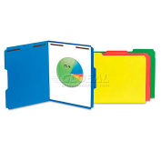 Universal Manila Folders, 2 Fasteners, 1/3 Tab, Letter, Blue, 50/BX