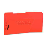 Universal Manila Folders, 2 Fasteners, 1/3 Tab, Letter, Red, 50/BX