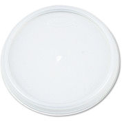 Dart® Plastic Lids, For 8, 12, 16 Oz. Foam Food Containers/5, 6, 8, 10 Oz. Bowls, Vented