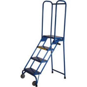 Ballymore 4 Step 10" Deep Step Lock-N-Stock Folding Aluminum Ladder