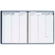 House of Doolittle Recycled Professional Weekly Planner, 15-Min Appointments, 11 x 8.5, Blue, 2024
