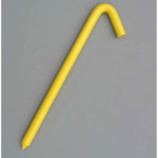 Hook Stake, 12"L, Yellow