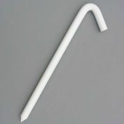 Hook Stake, 12"L, Bright White