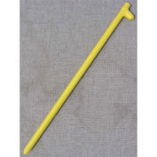 Forged Head Stake, 18"L, Yellow