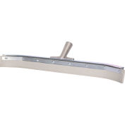 24" Gray Non-Marking Curved Standard Duty Floor Squeegee