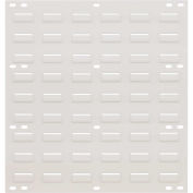 Louvered Panel, 18" x 19", Oyster White
