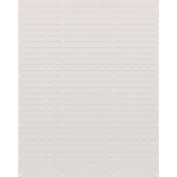 Louvered Panel, 48" x 61", Oyster White