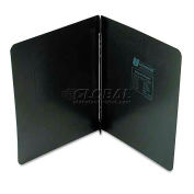 Universal Pressboard Report Cover, Prong Clip, Letter, 3" Capacity, Black