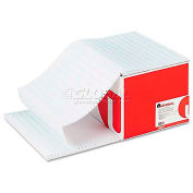 Universal Green Bar Computer Paper, 18lb, 14-7/8 x 11, Perforated Margins, 2600 Sheets