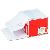 Universal Blue Bar Computer Paper, 20lb, 14-7/8 x 11, Perforated Margins, 2400 Sheets