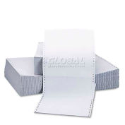 Universal Two-Part Carbonless Paper, 15lb, 9-1/2 x 11, Perforated, White, 1650 Sheets