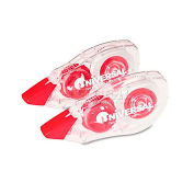Universal One Correction Tape with Two-Way Dispenser, Non-Refillable, 1/5 x 472, 2/Pack
