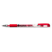Universal Roller Ball Stick Gel Pen, Red Ink, Medium, Dozen