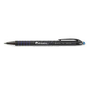 Universal Comfort Grip Ballpoint Retractable Pen, Blue Ink, Fine, Dozen