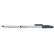 Universal One Economy Ballpoint Stick Oil-Based Pen, Black Ink, Medium, Dozen