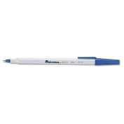 Universal Economy Ballpoint Stick Oil-Based Pen, Blue Ink, Medium, Dozen