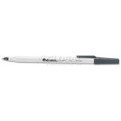 Universal Economy Ballpoint Stick Oil-Based Pen, Black Ink, Fine, Dozen