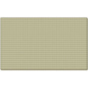 Ghent® Fabric Bulletin Board with Wrapped Edge, 36"W x 24"H, Beige