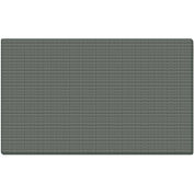 Ghent® Fabric Bulletin Board with Wrapped Edge, 46-1/2"W x 36"H, Gray