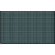 Ghent® Fabric Bulletin Board with Wrapped Edge, 72-5/8"W x 48-5/8"H, Blue
