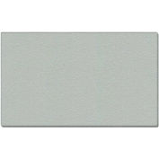 Ghent® Vinyl Bulletin Board with Wrapped Edge, 60-5/8"W x 48-5/8"H, Silver