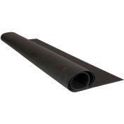 Ghent® Recycled Rubber Tack Roll, 72"W x 48"H, Black