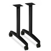 HON Huddle Table Base Kit T-Style Black Finish 2 Bases per Kit