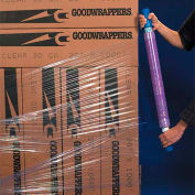 Goodwrappers Stretch Wrap, 30" x 1000' x 80 Gauge with Dispenser, Purple, 4 Pack - Pkg Qty 4