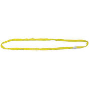 Liftex RoundUp™ 3'L-1-/4"W Endless Poly Roundsling, Yellow