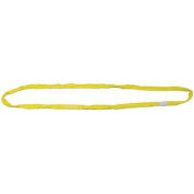 Liftex RoundUp™ 18'L-1-/4"W Endless Poly Roundsling, Yellow
