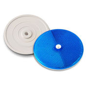 3-1/4" Blue Reflector, Centermount ,Tapco, 102225, Plastic Backplate, RT-90B