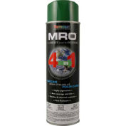 MRO Industrial Enamel 15 to 17 Oz. Safety Green 6 Cans/Case