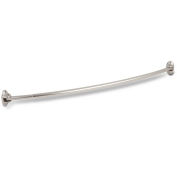Honey Can Do 72" Curved Shower Rod, Brushed Nickel