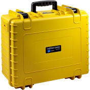 Type 6000 Medium Outdoor Waterproof Case W/ Sponge Insert Foam, 20"L x 16-1/2"W x 8-1/2H, Yellow