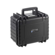 Type 2000 Small Outdoor Waterproof Case W/o Foam / Insert, 10-3/4"L x 8-1/2"W x 6-1/2H, Black