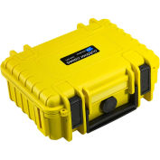 Type 500 Small Outdoor Waterproof Case W/ Sponge Insert Foam, 8-3/4"L x 7"W x 3-1/2H, Yellow