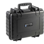 Type 4000 Medium Outdoor Waterproof Case W/o Foam / Insert, 16-1/2"L x 13"W x 7H, Black