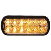 Buyers 8891600 LED Rectangular Amber Strobe Light 10-30 VDC, 12 LEDs
