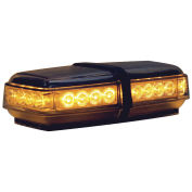 Buyers 8891050 LED Rectangular Amber Mini Lightbar 12VDC, Magnetic 24 LEDs